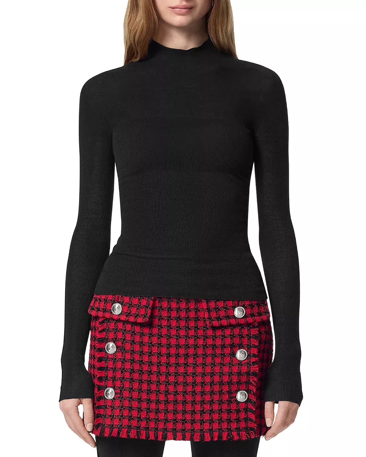 Merino Seamless Ribbed Sweater - 1
