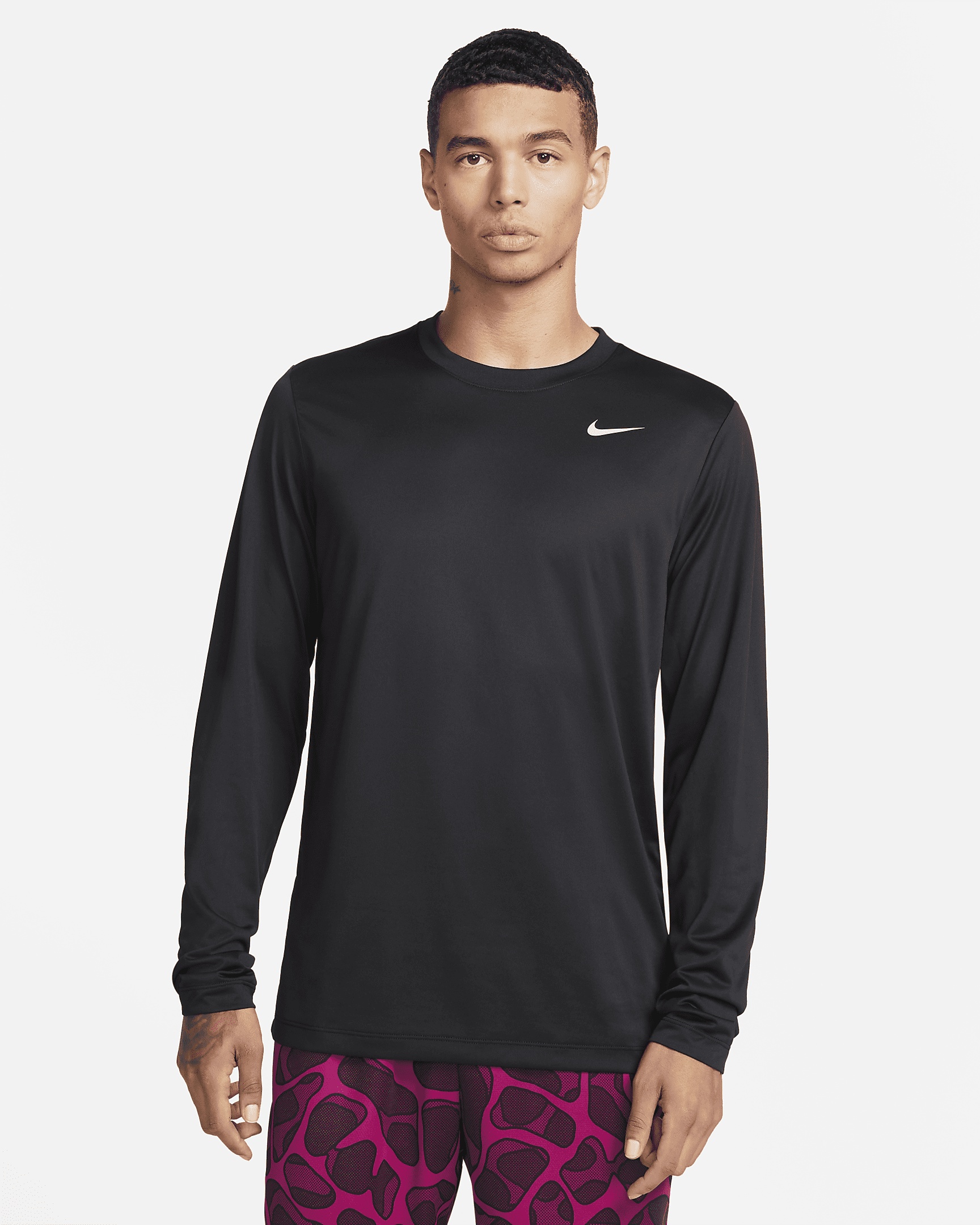 Nike Men's Dri-FIT Legend Long-Sleeve Fitness Top - 1