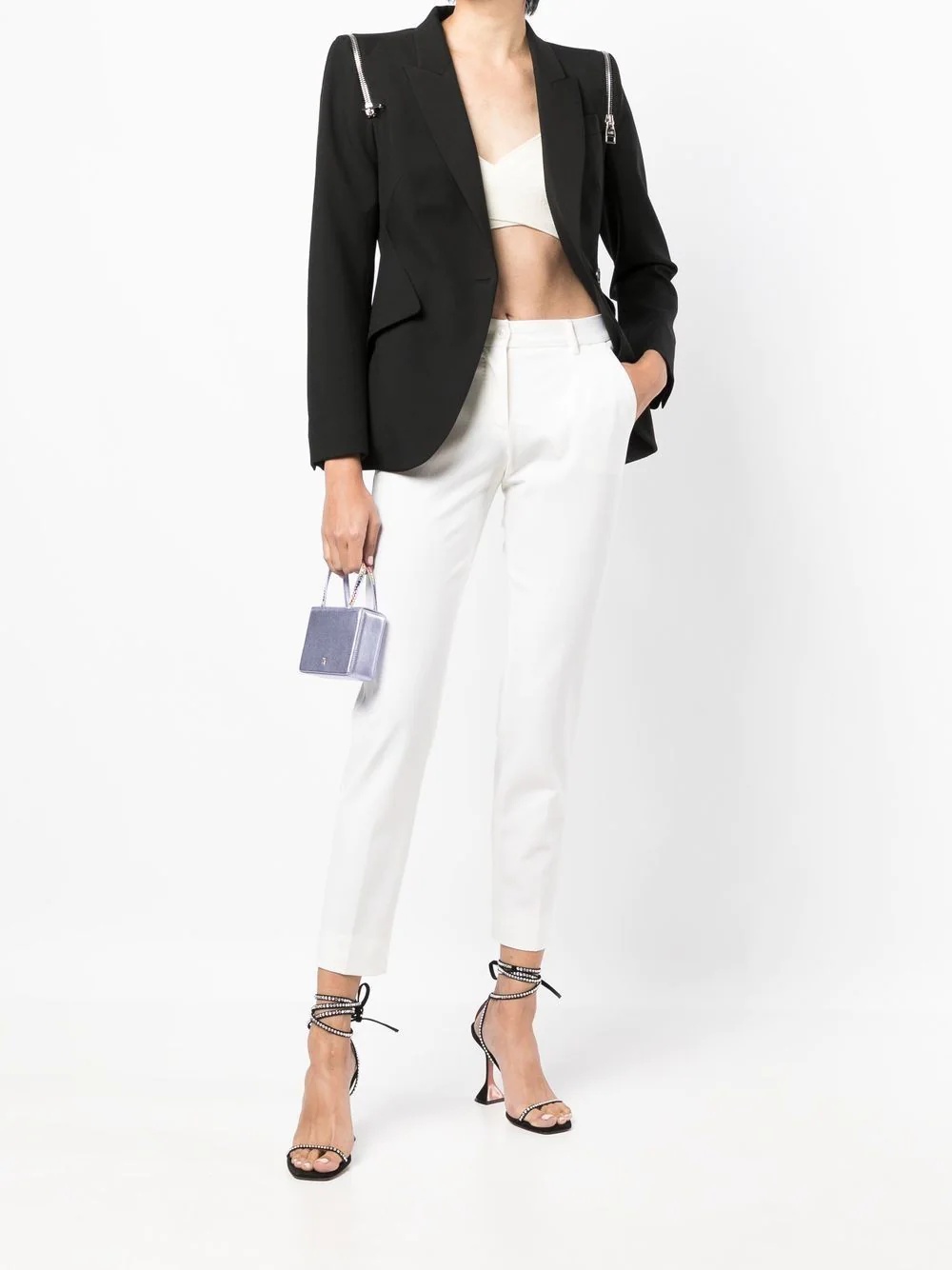 cropped tailored trousers - 2