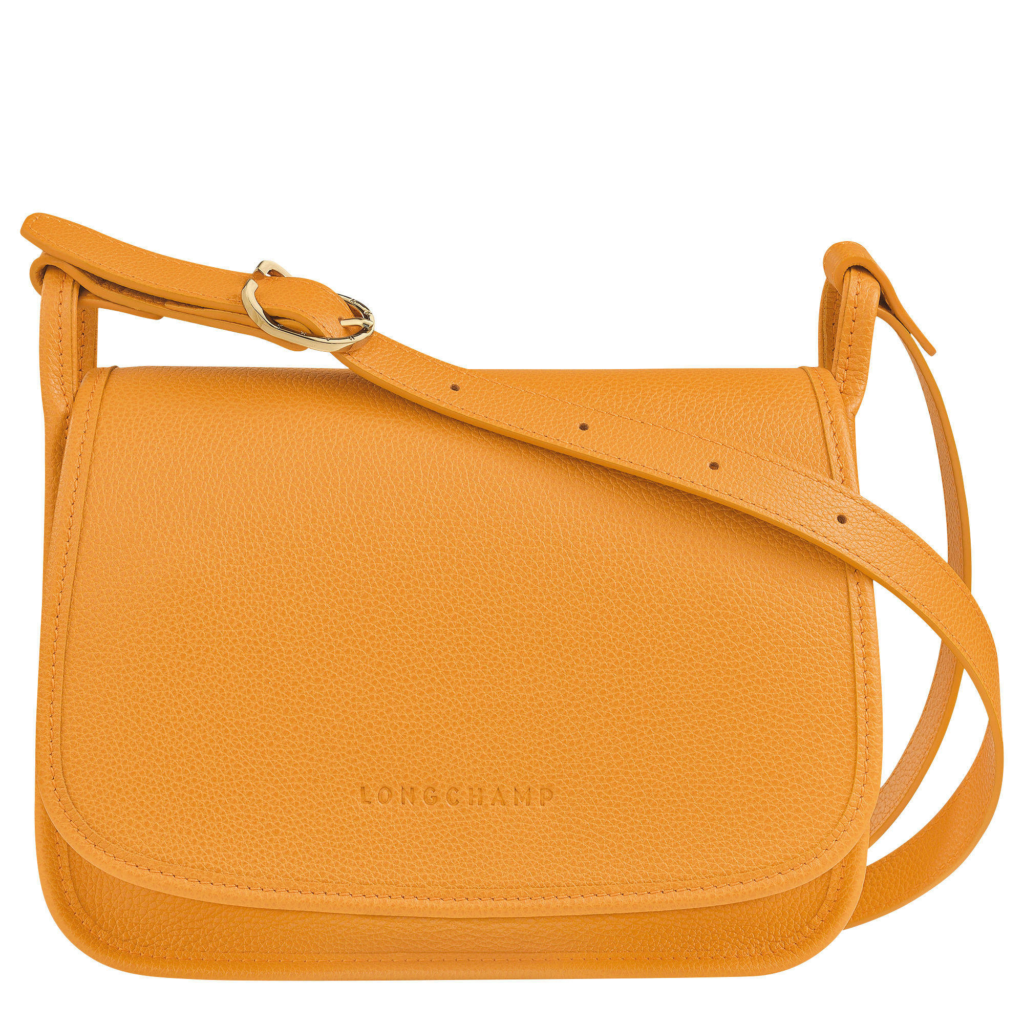 Le Foulonné S Crossbody bag Apricot - Leather - 1