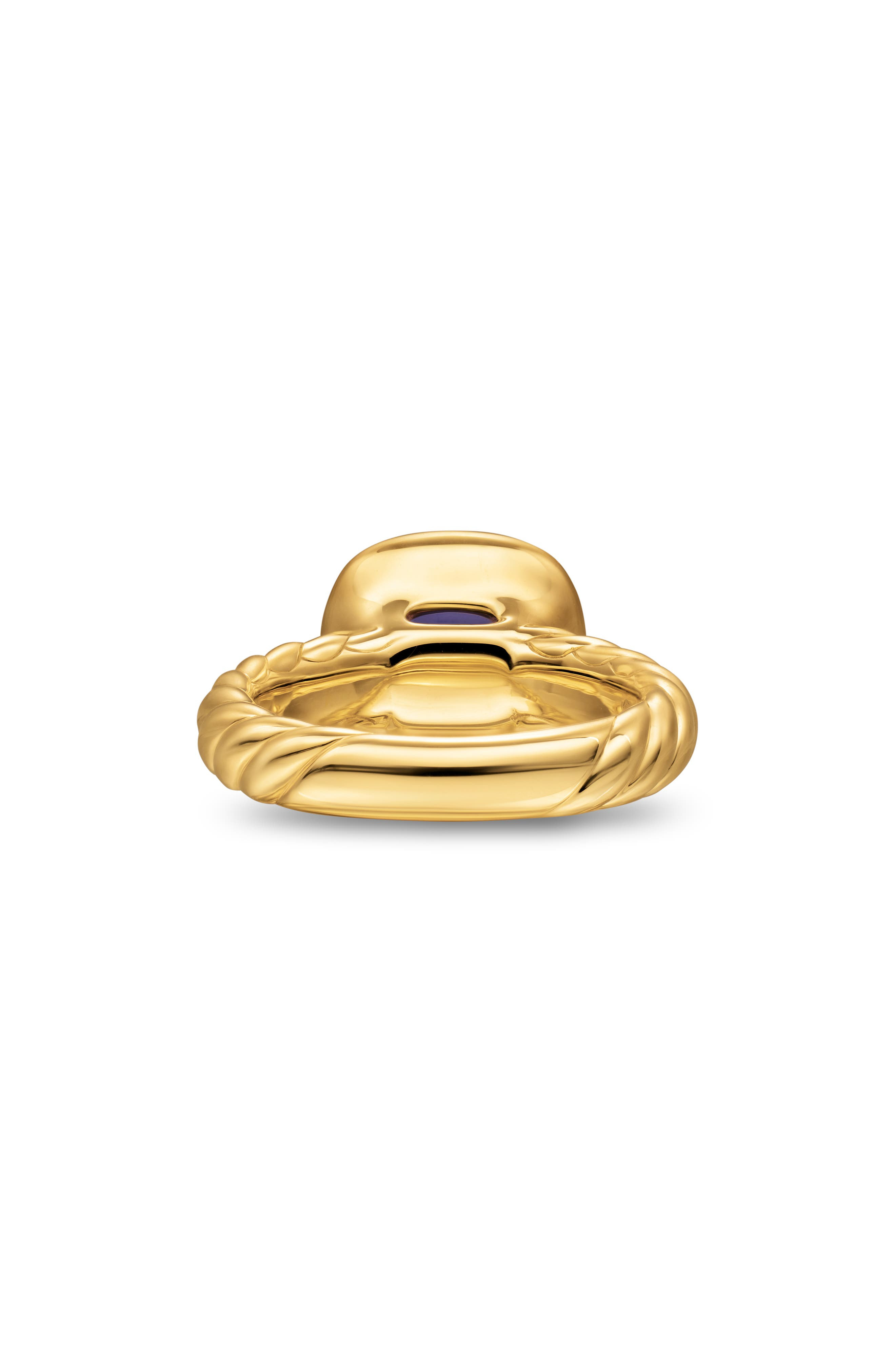 David Yurman DY Mercer® Stone Ring in 18K Yellow Gold, 10mm in Iolite at Nordstrom - 6