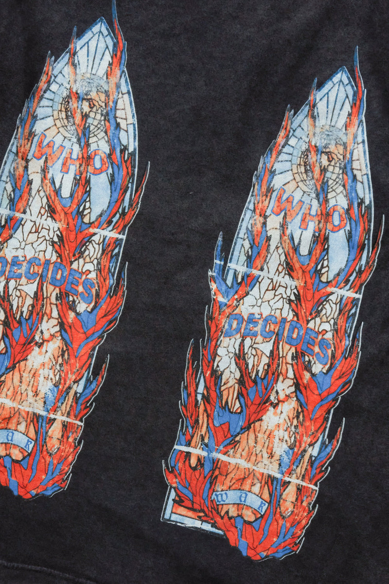 NYC Flame Glass T Shirt 3