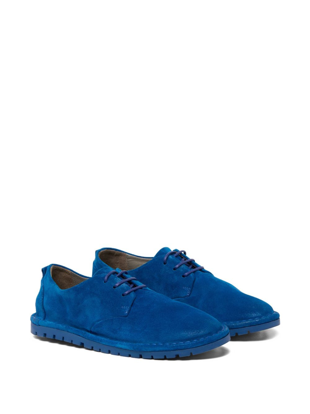 Sancrispa Alta Pomice lace-up suede derby shoes - 2