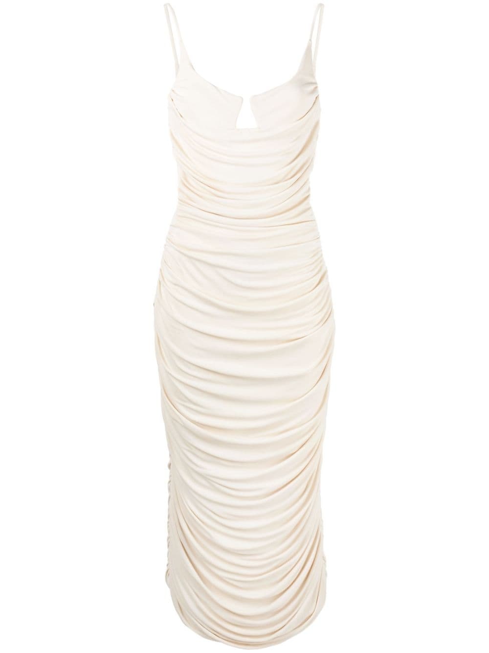Slyvie ruched midi dress - 1