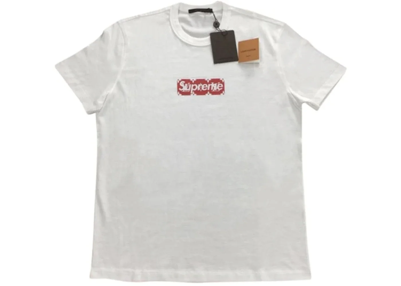 Supreme x Louis Vuitton Box Logo Tee White - 1