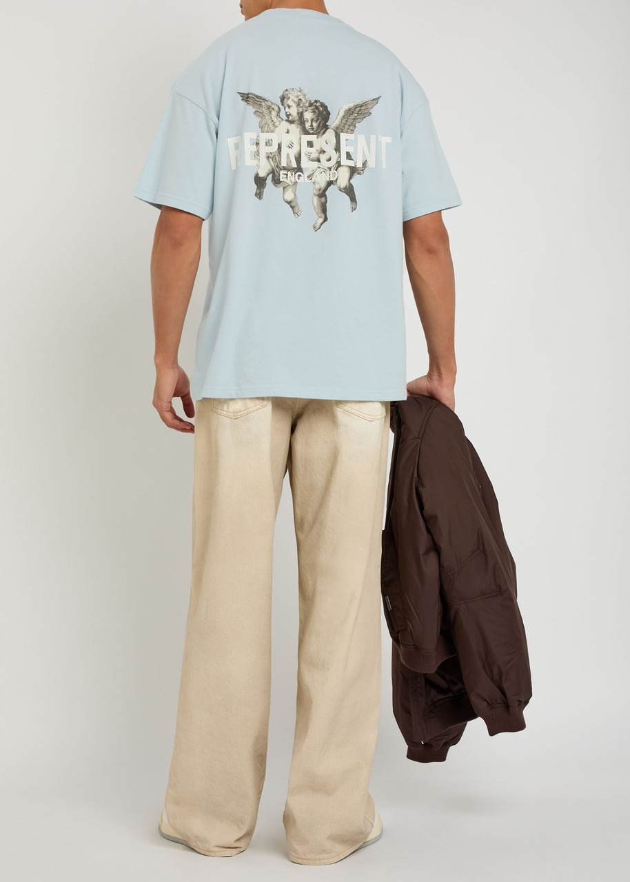 Represent Legacy Cherubs Logo Cotton T-shirt - 4