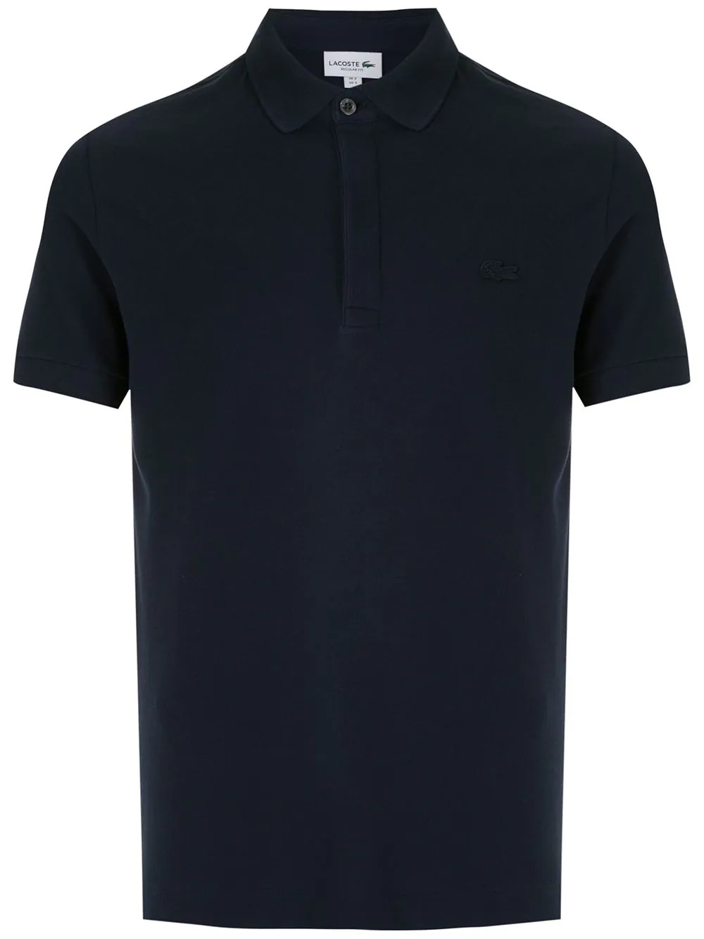 logo patch polo shirt - 1
