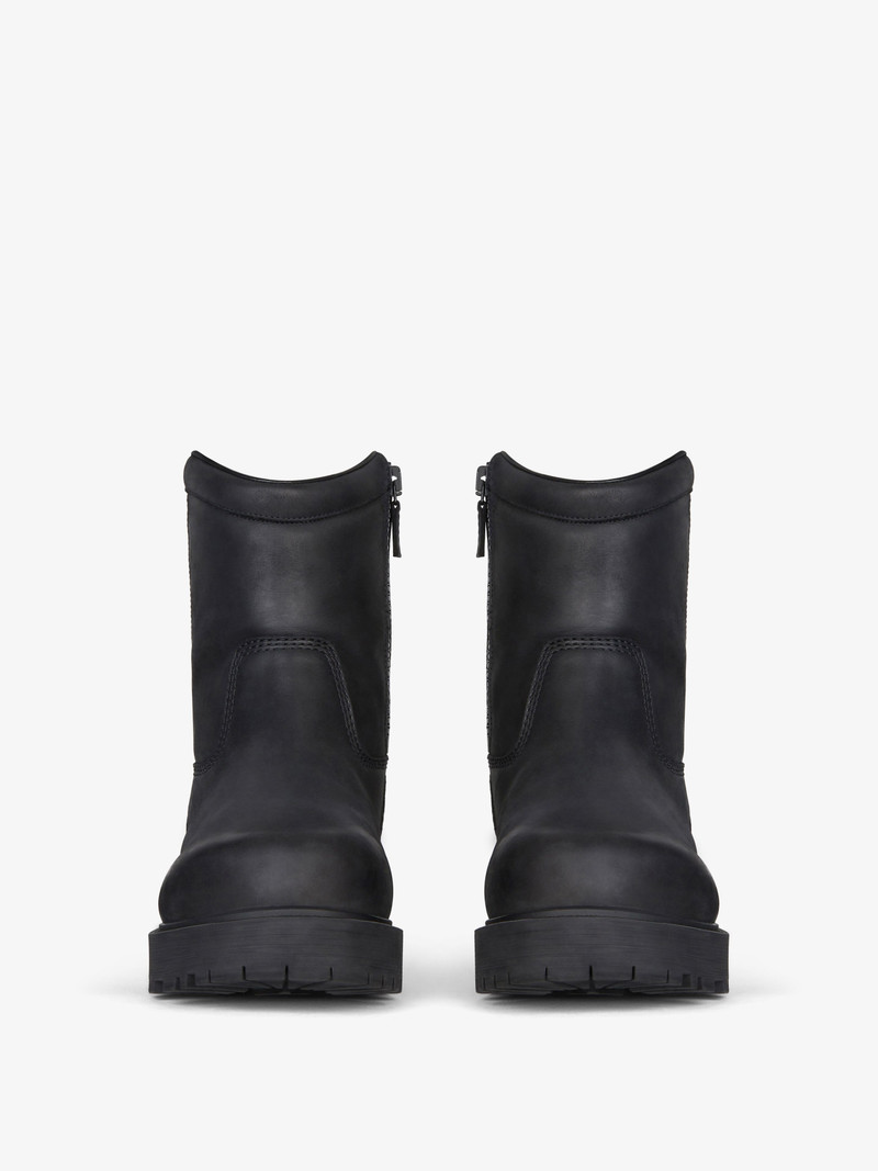 STORM ANKLE BOOTS IN NUBUCK WITH ZIP 2