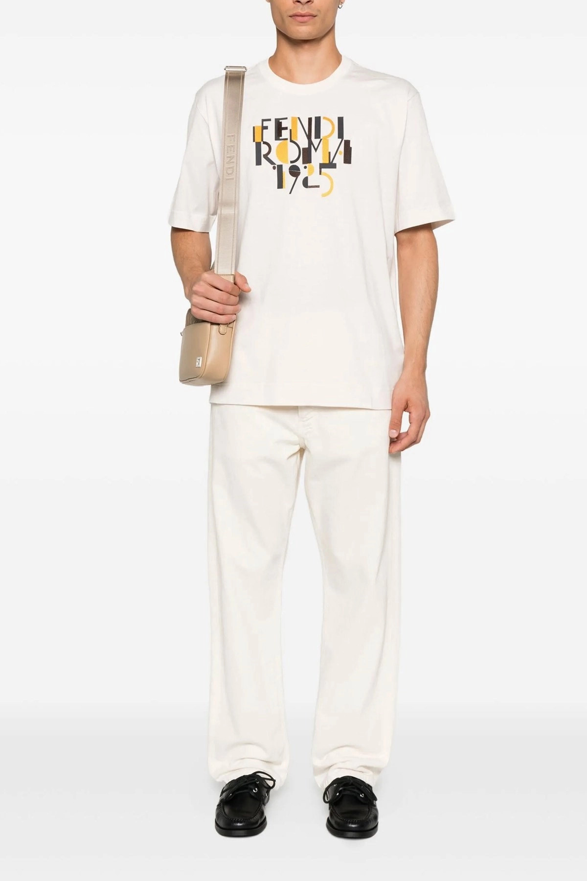 'Fendi Roma 1925' print T-shirt - 2
