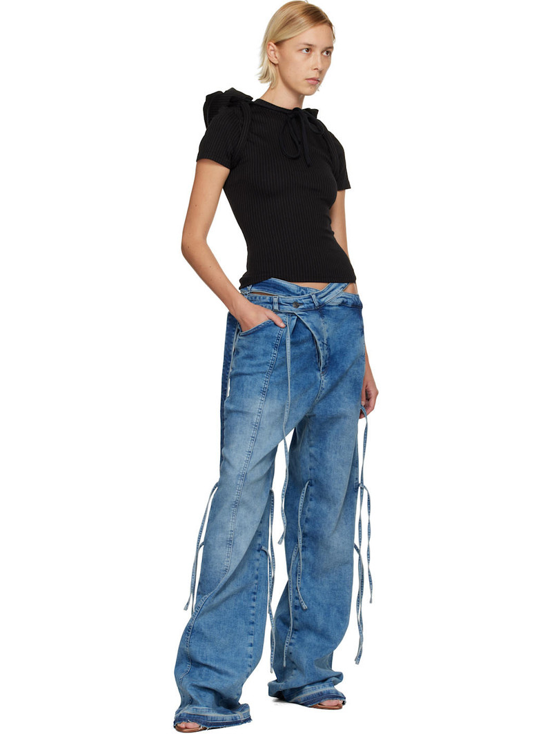 OTTOLINGER Black Padded Hood T-shirt outlook