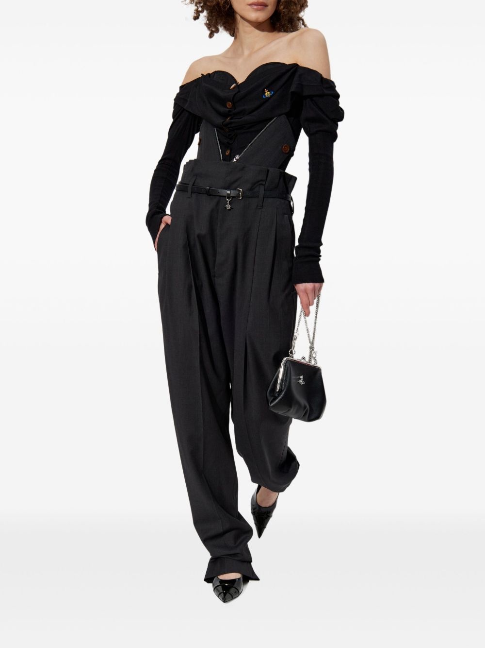 corset-style trousers - 2