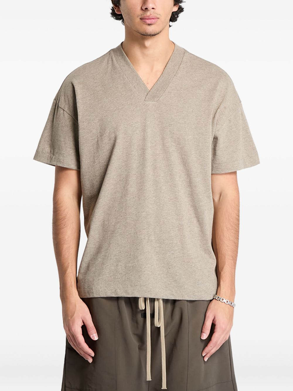 V-neck short-sleeve T-shirt (pack of three) - 4