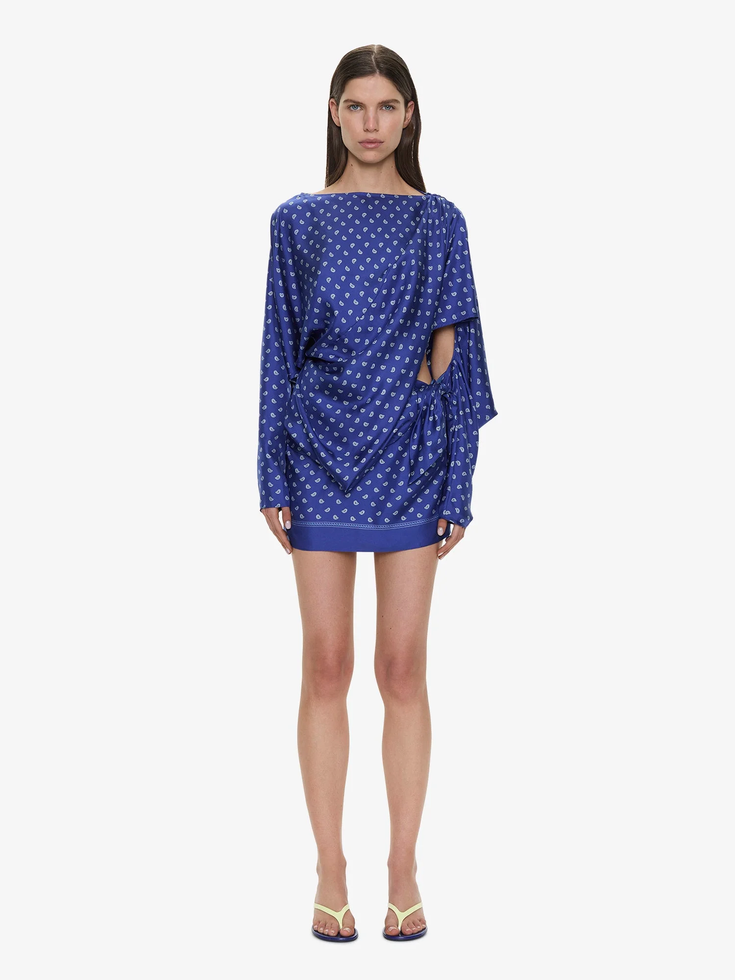 Bandana Pareo Cutaway Dress - 1