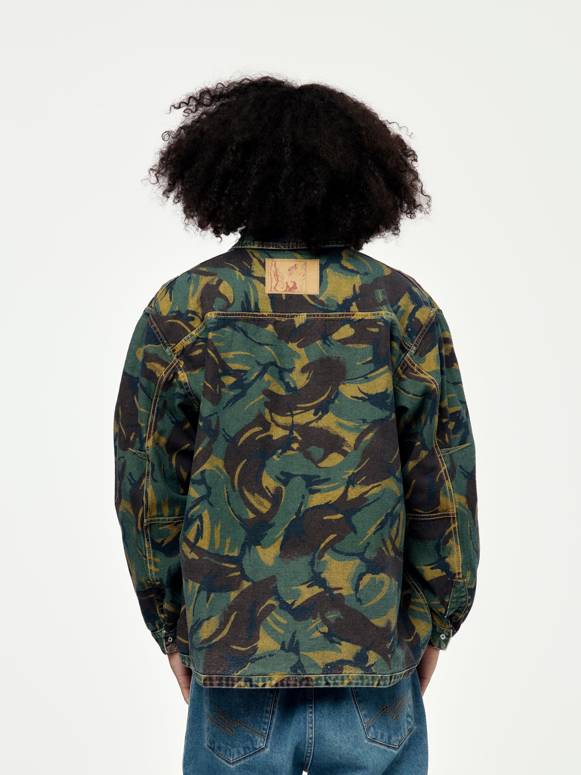 REVERSIBLE CAMO JACKET (BLUE/CAMO) - 3