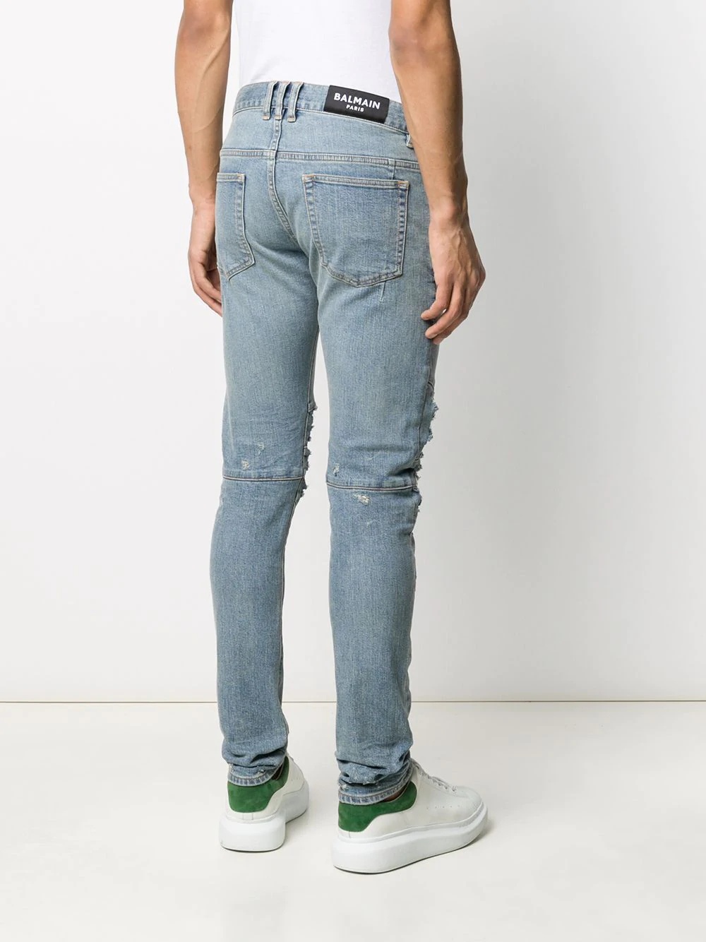 ripped slim-fit jeans - 4