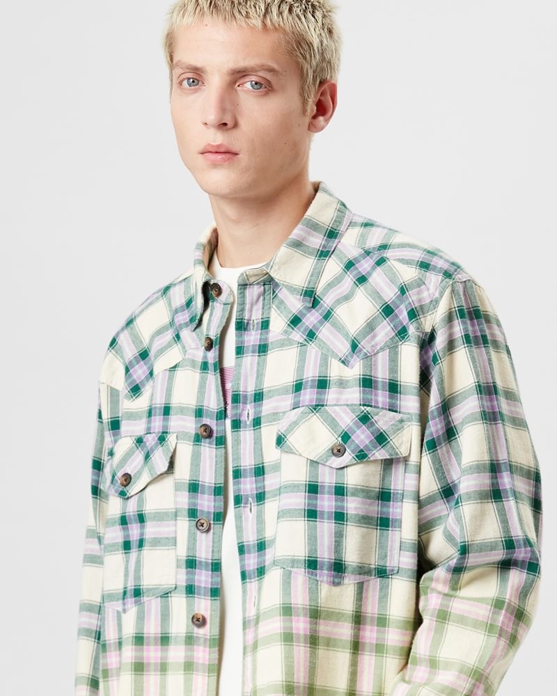 MANEM CHECKED COTTON SHIRT - 3
