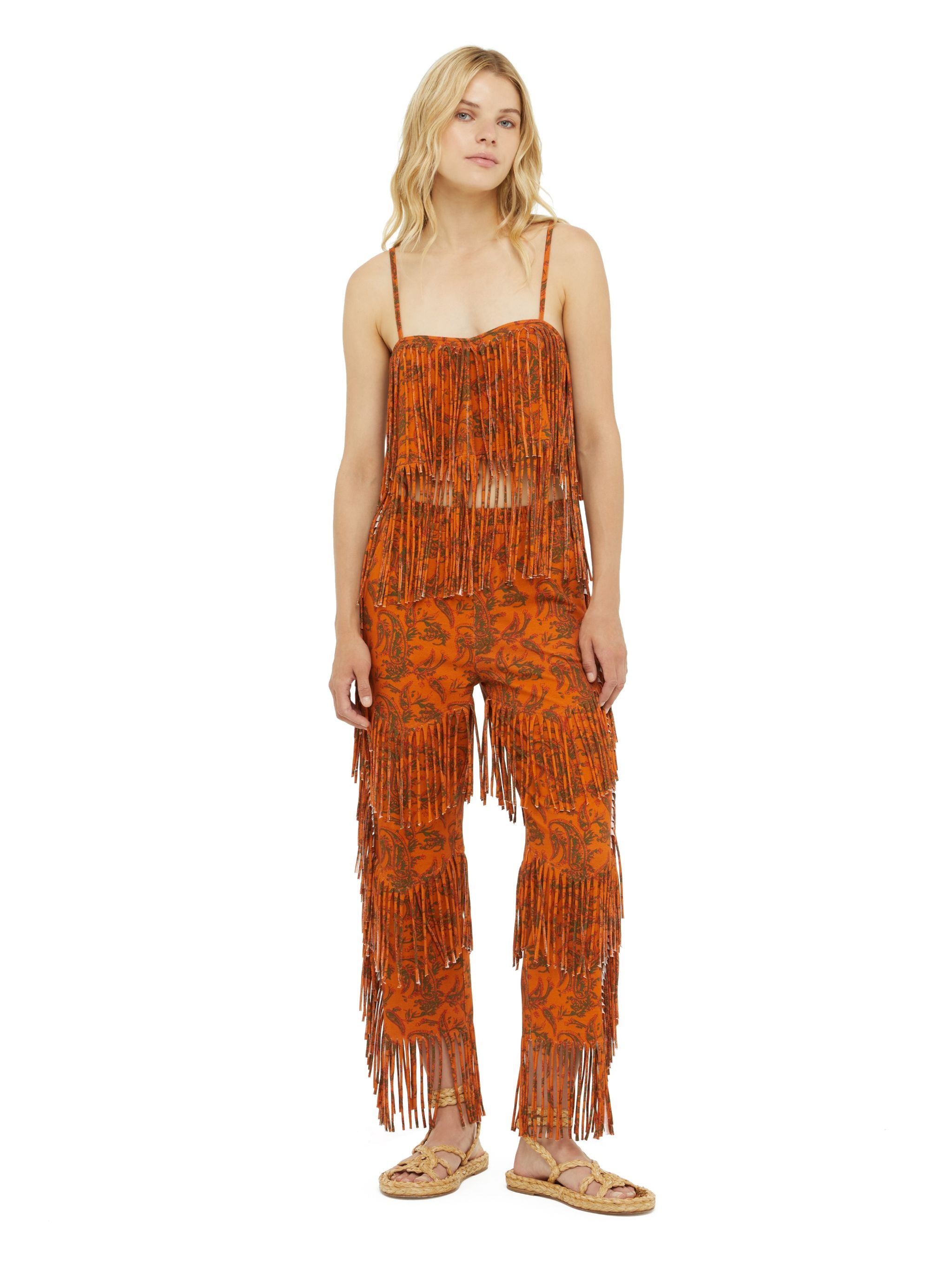 Monsoon Fringed Pants - 3