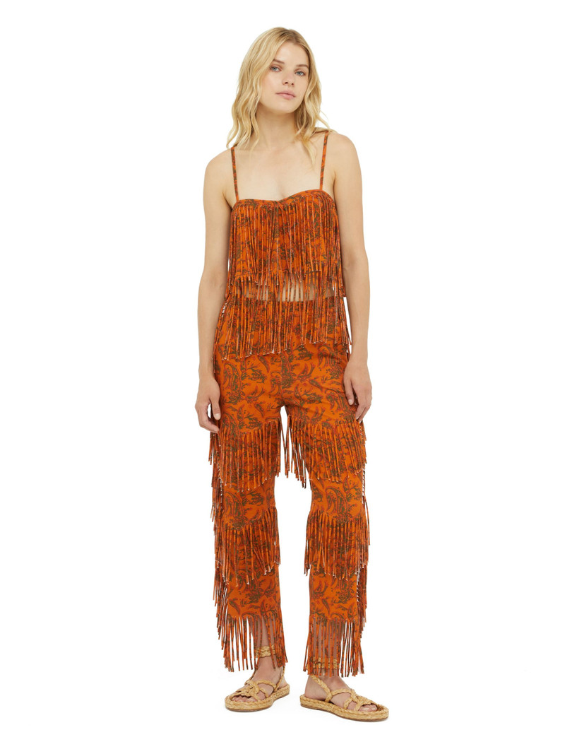 Monsoon Fringed Pants 3