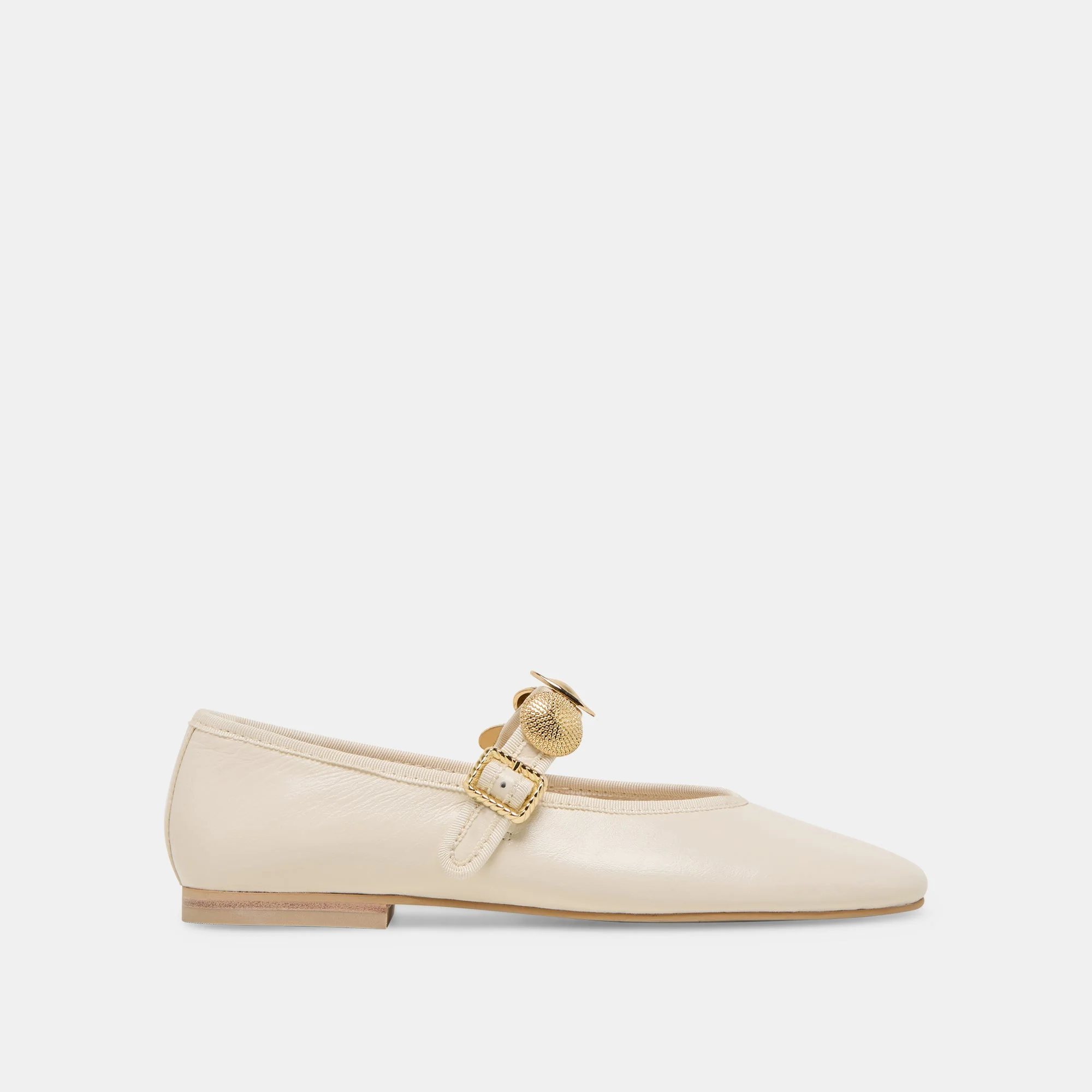 RELAN BALLET FLATS OFF WHITE LEATHER - 1
