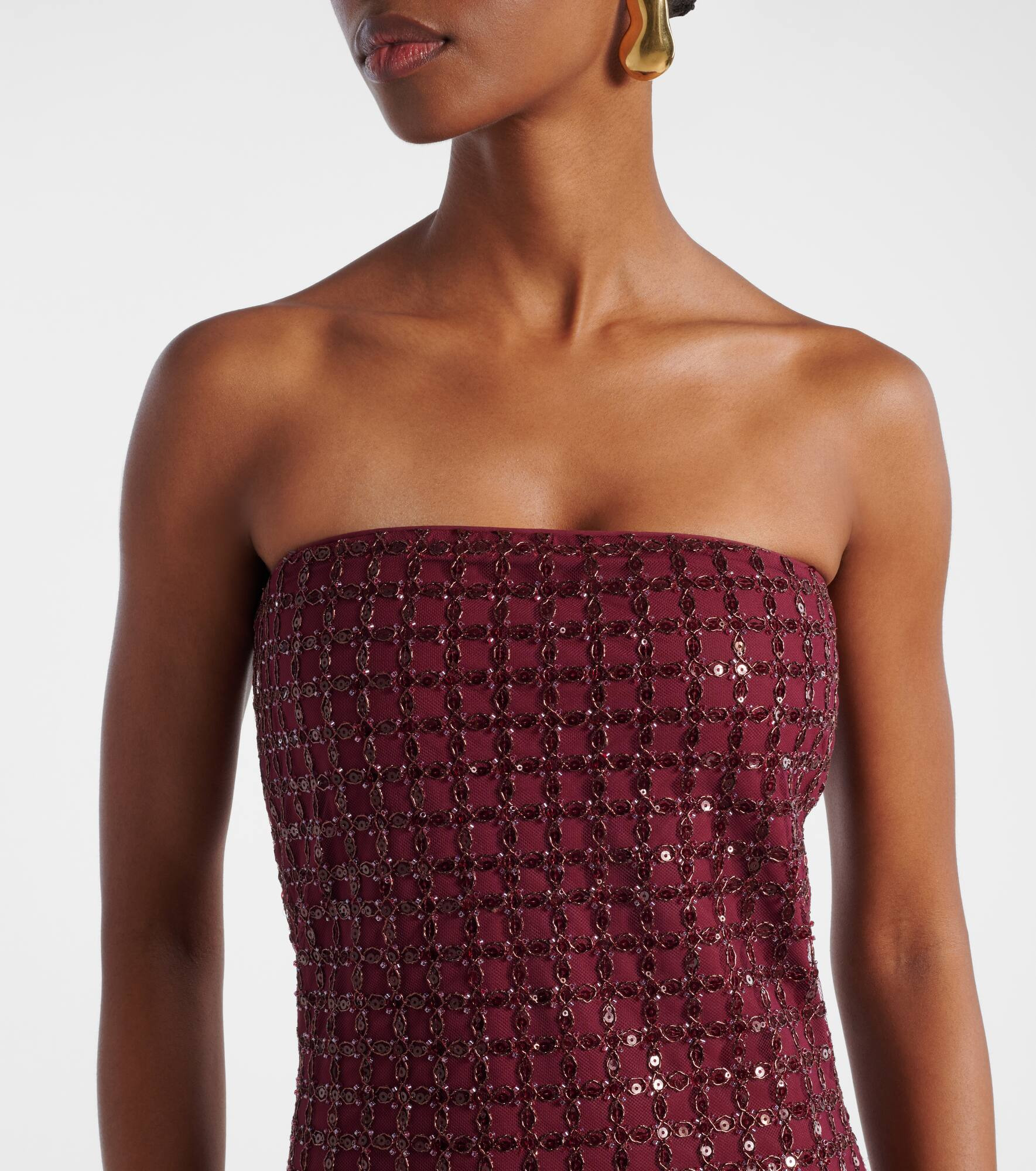Beaded maxi dress - 4