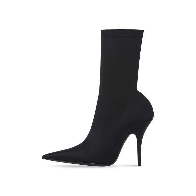 BALENCIAGA Women's Knife 110mm Bootie in Black outlook