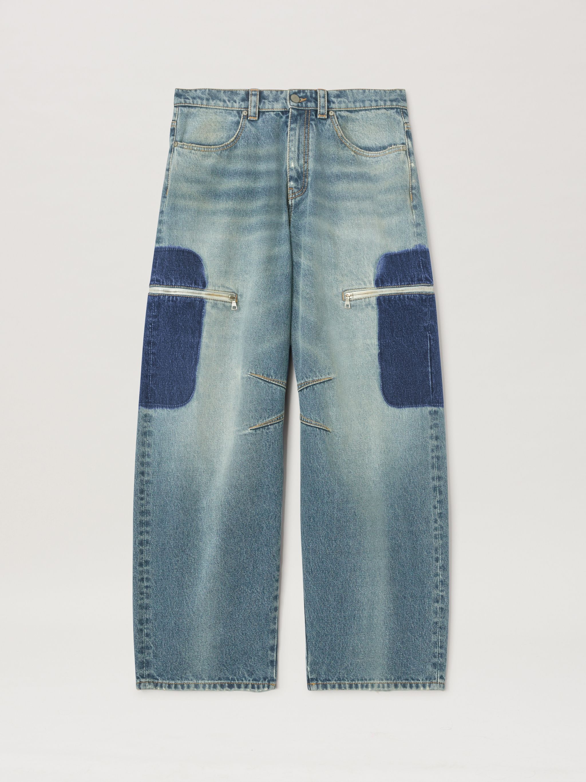 Reserve Dye Carrot Denim Pants - 1