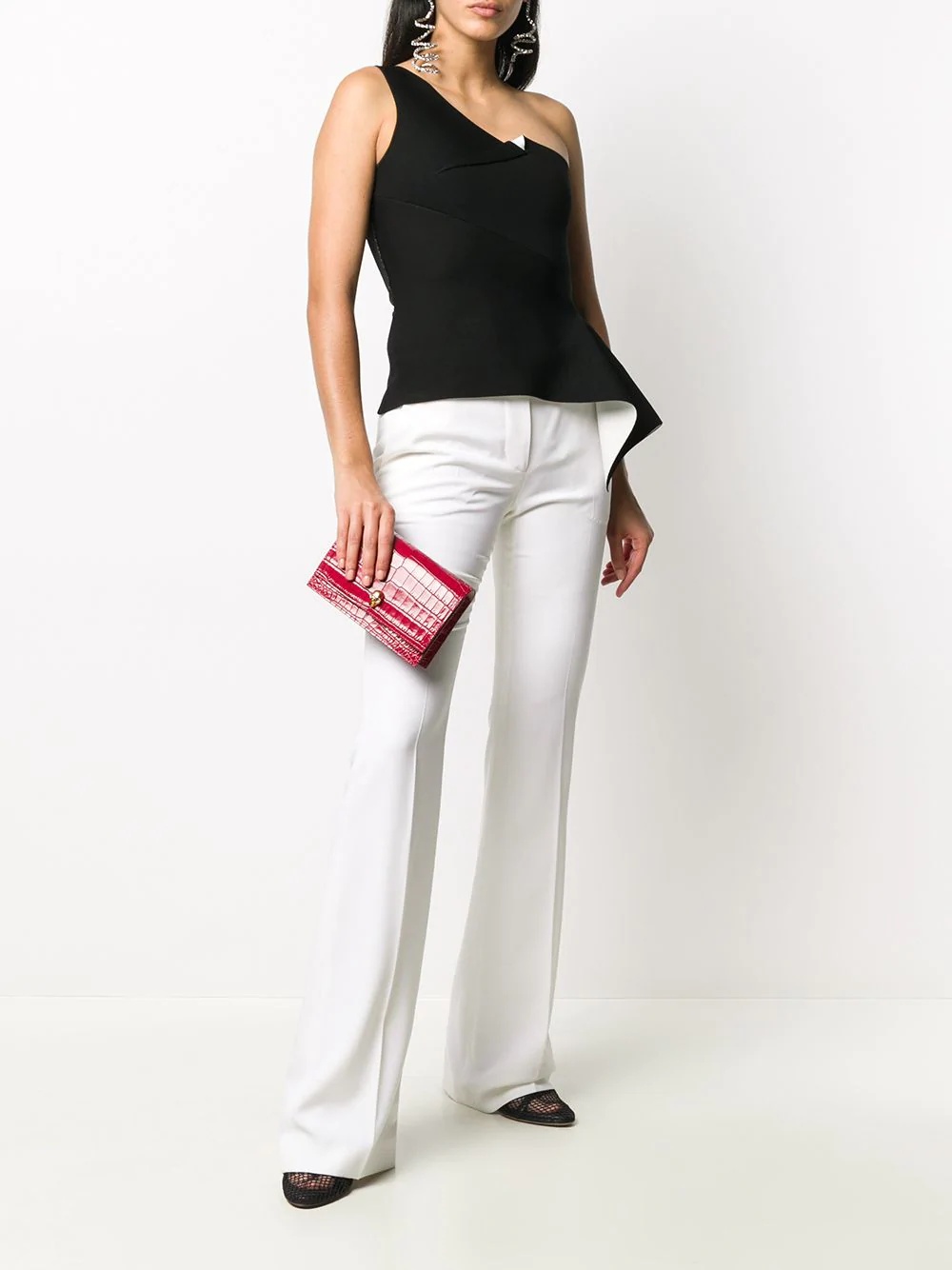 mid-rise tailored trousers - 2