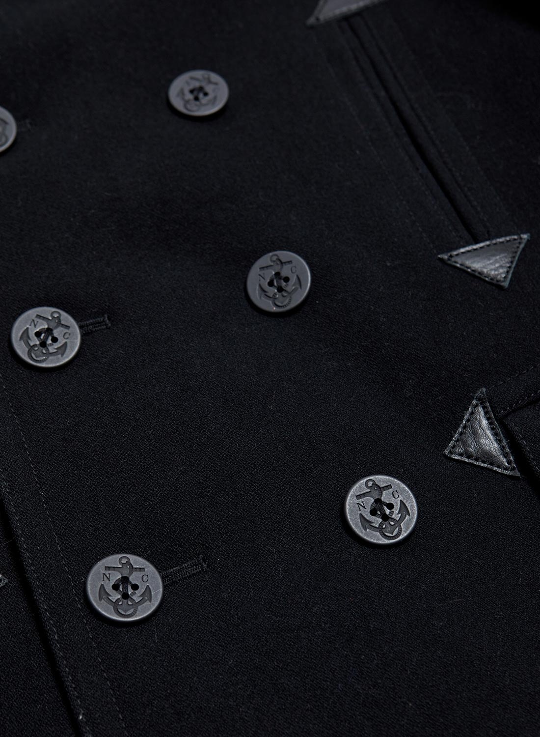40's U.S. Navy Pea Coat in Black - 6