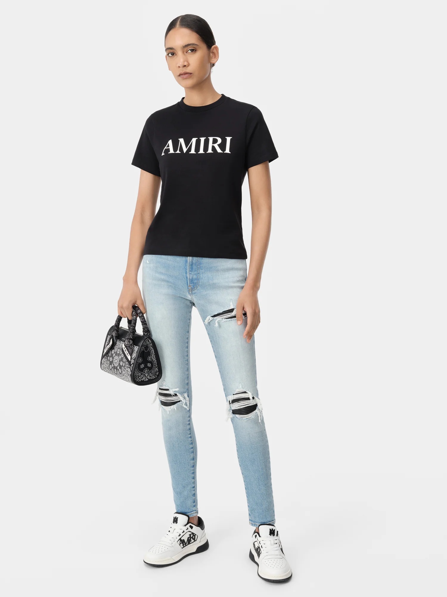 WOMEN'S AMIRI CORE LOGO TEE - 2