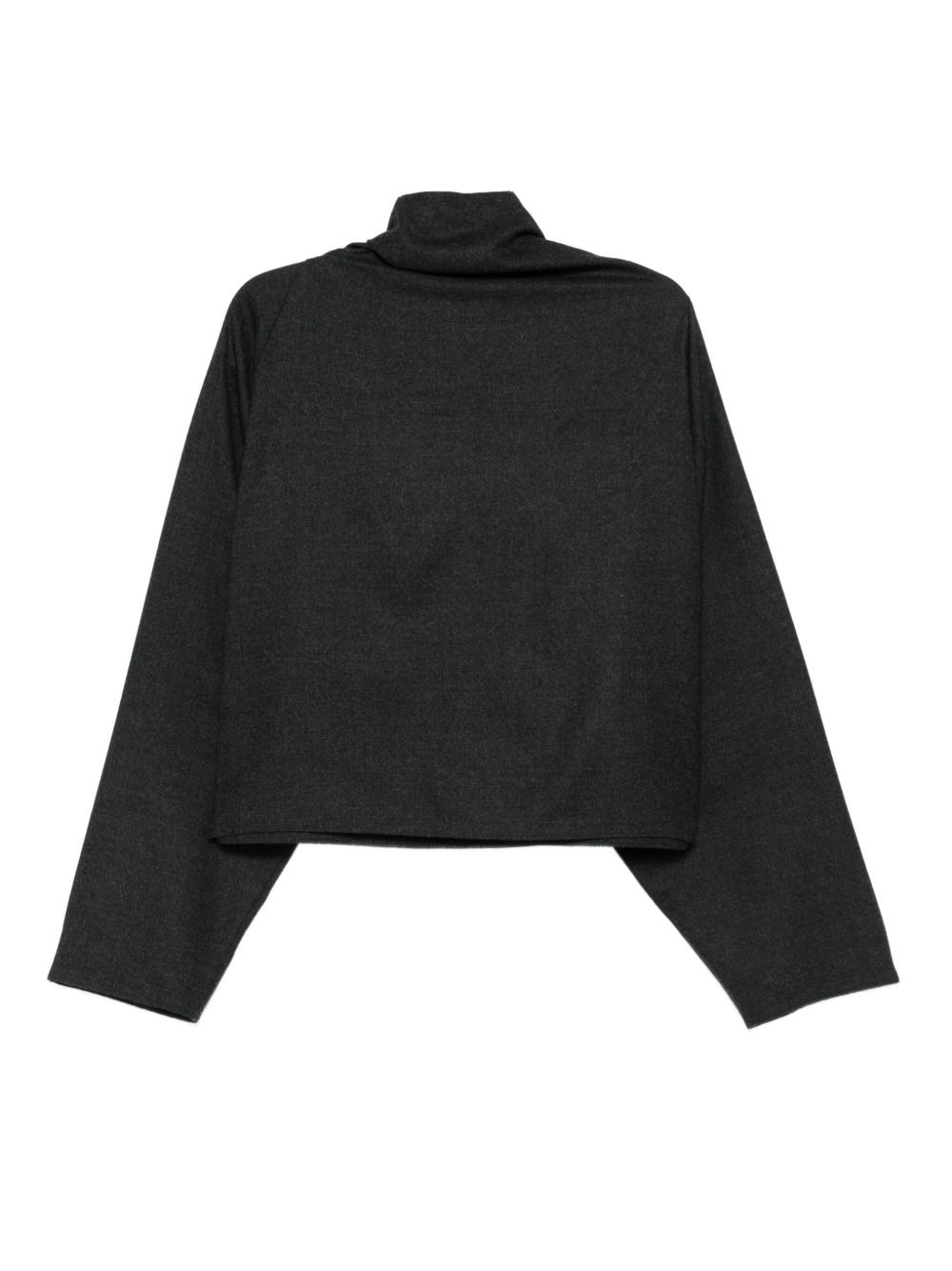 funnel-neck boxy top - 2