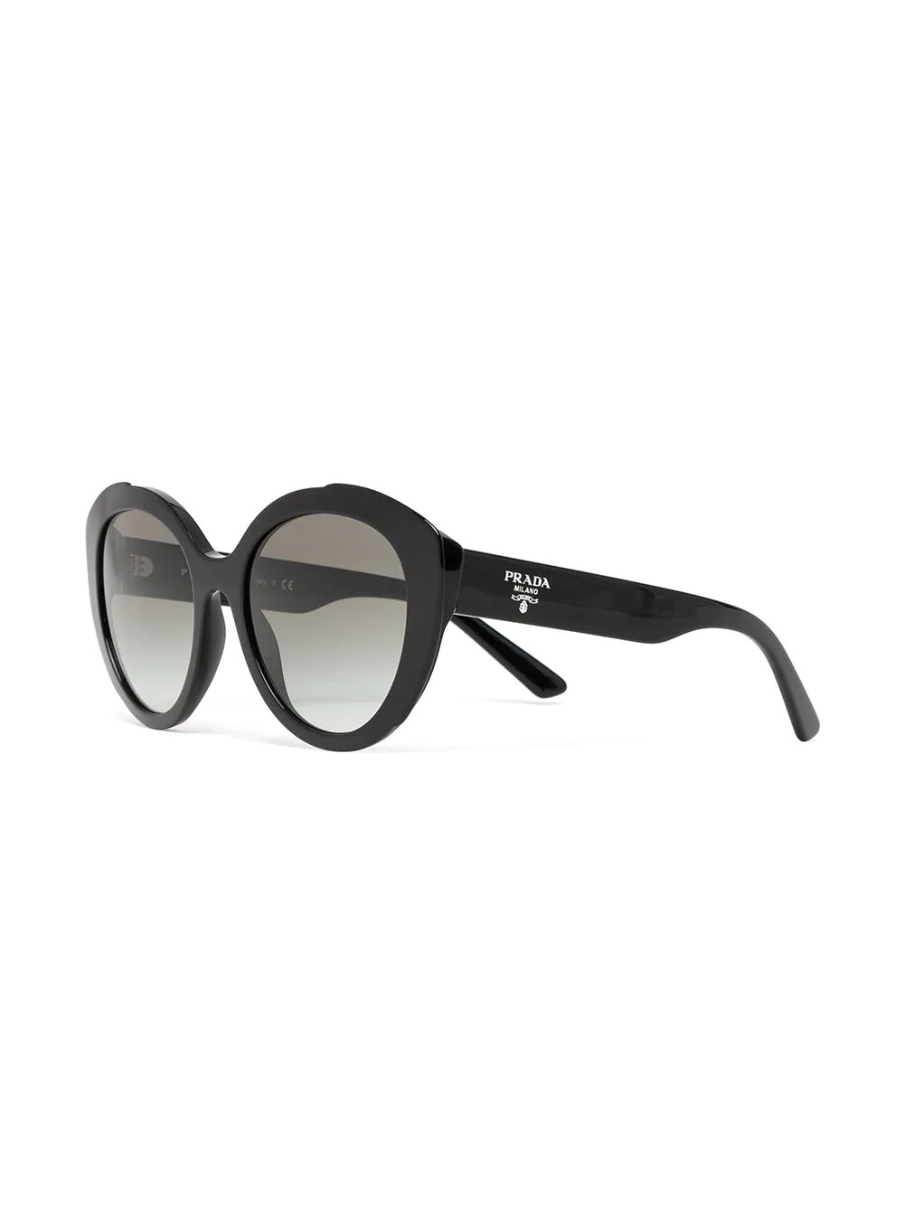 logo-print oval-frame sunglasses - 2