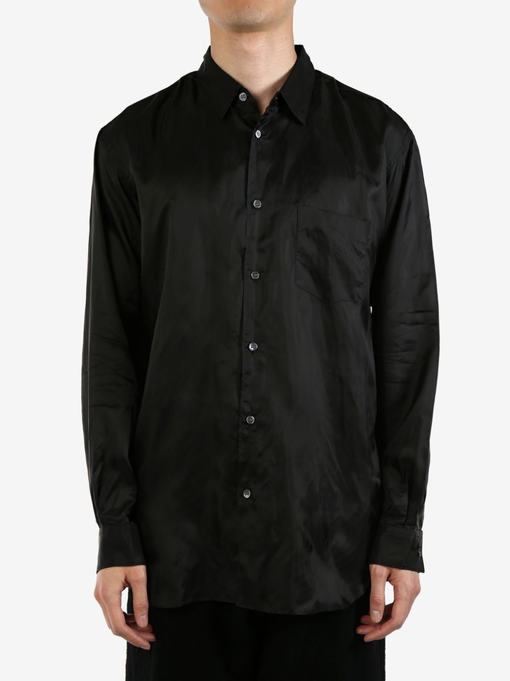 chest-pocket long-sleeve shirt - 2