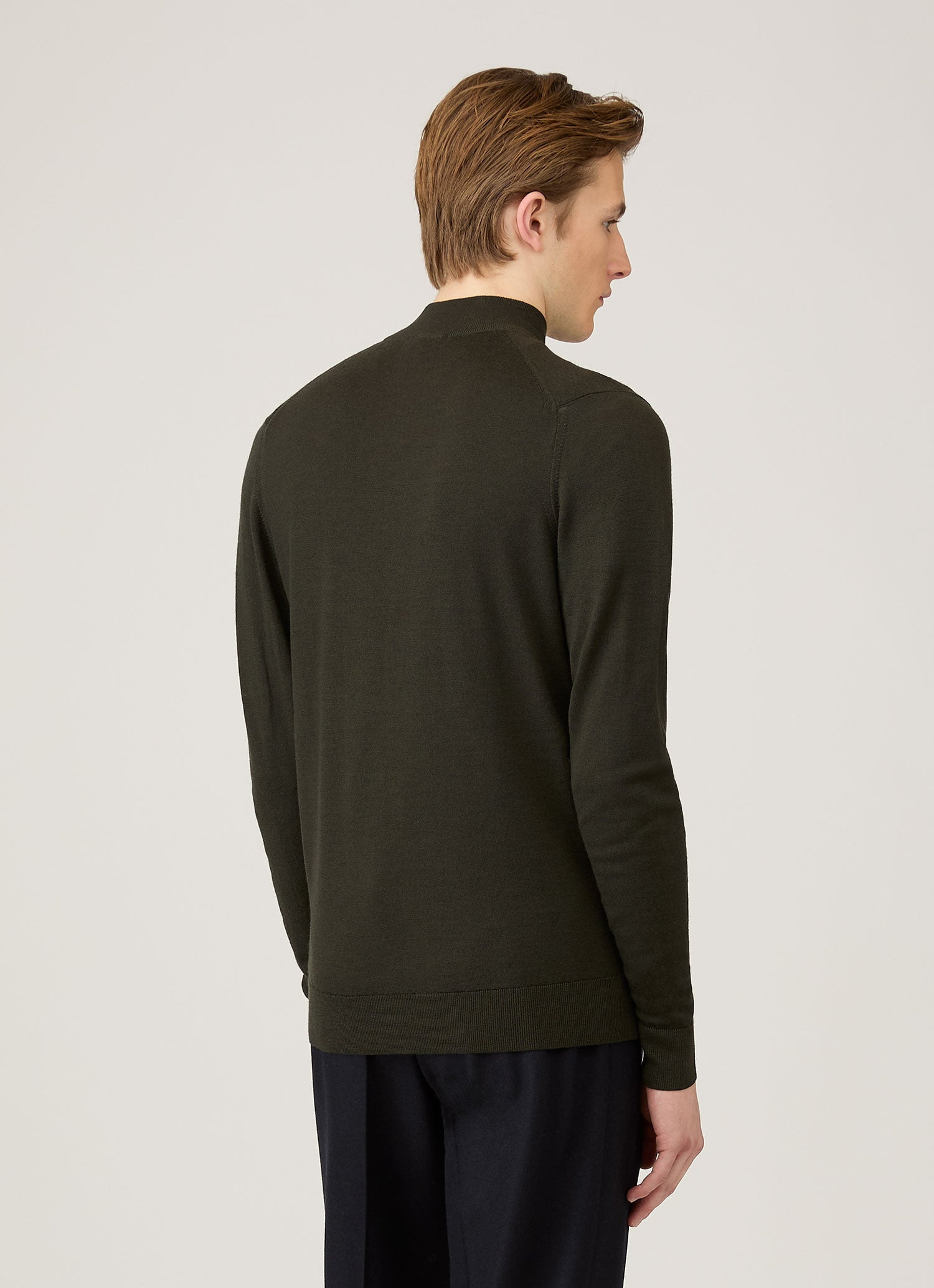 Extra‑Fine Merino Zip Neck - 5