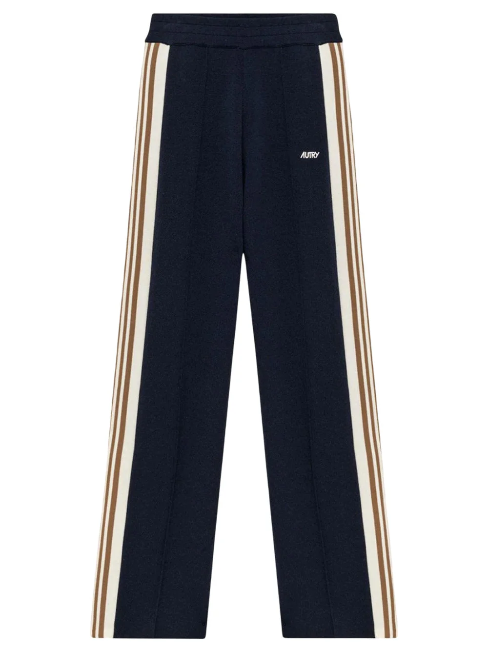 Viscose Blend Trousers With Logo - 1