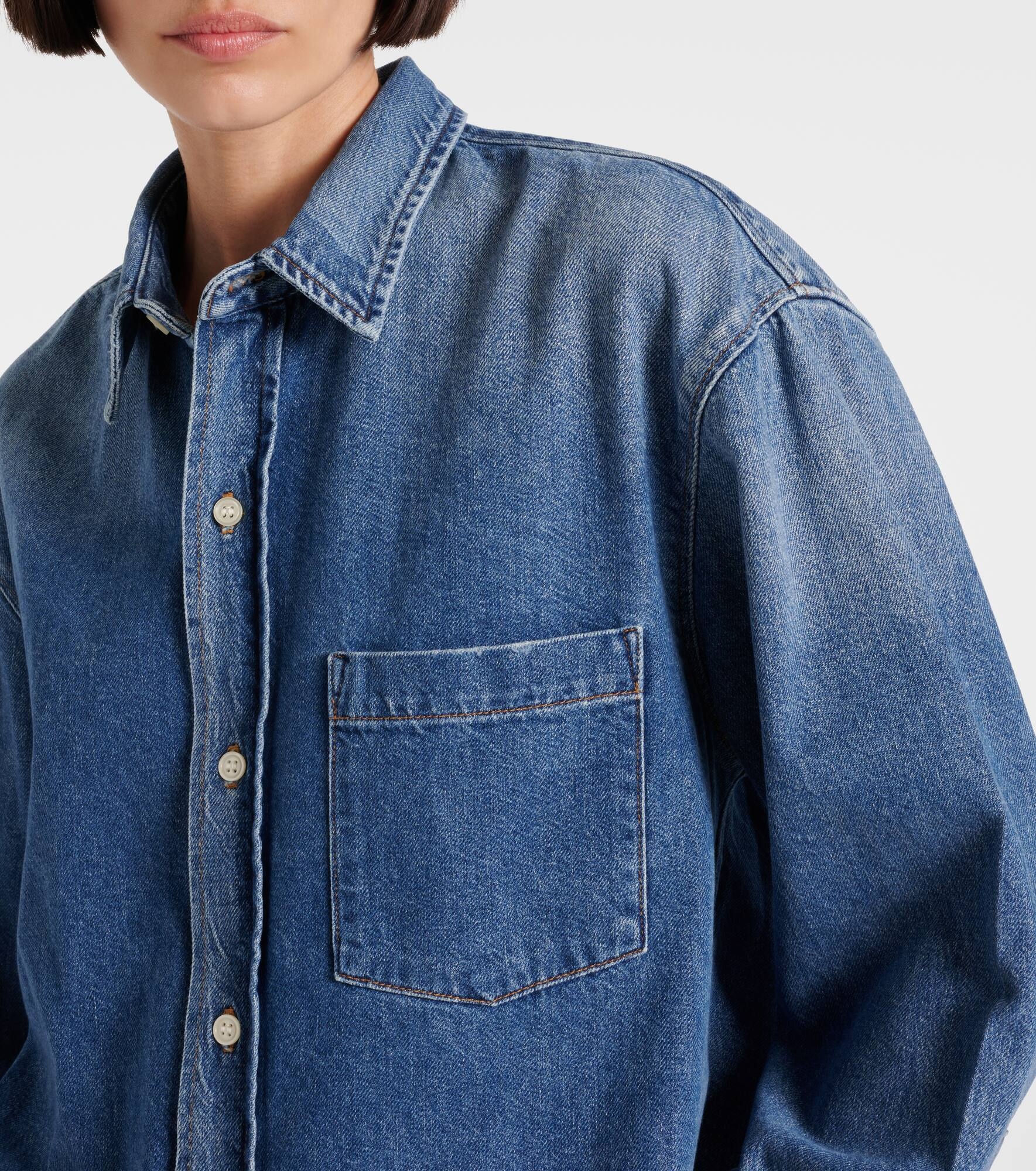 x Argent Harris denim shirt - 4