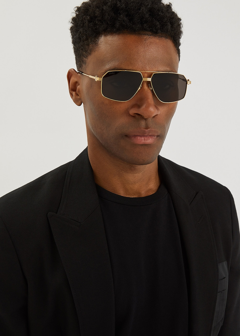Cartier Première De Cartier Aviator-style Sunglasses - 4