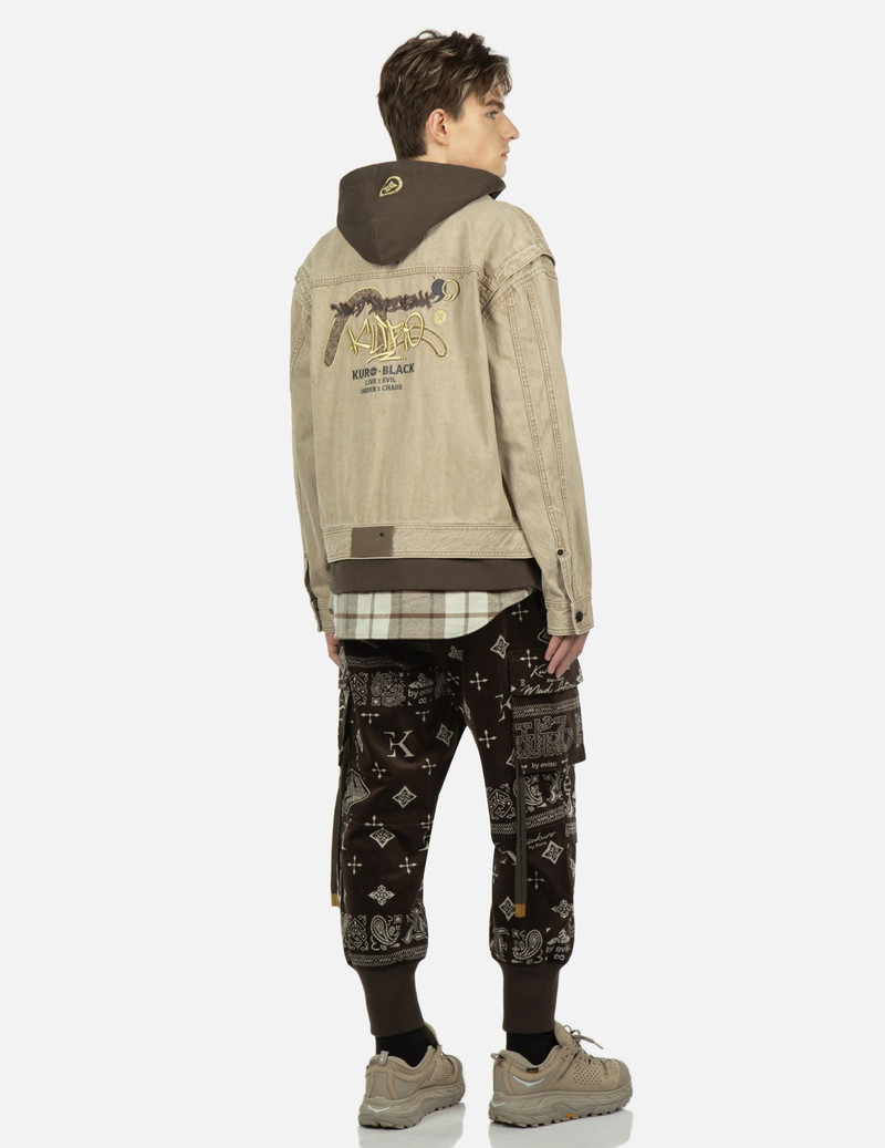 Seagull Inserted Mock 3-in-1 Denim Jacket 3