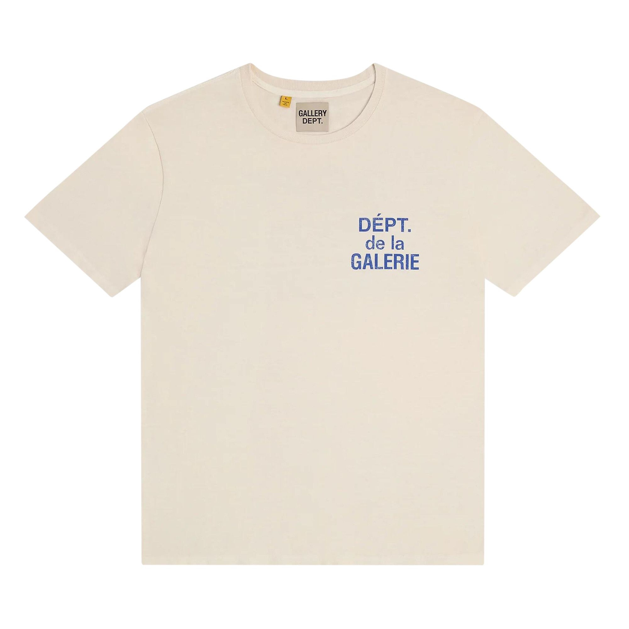 Gallery Dept. French Tee 'Cream/Blue' - 1