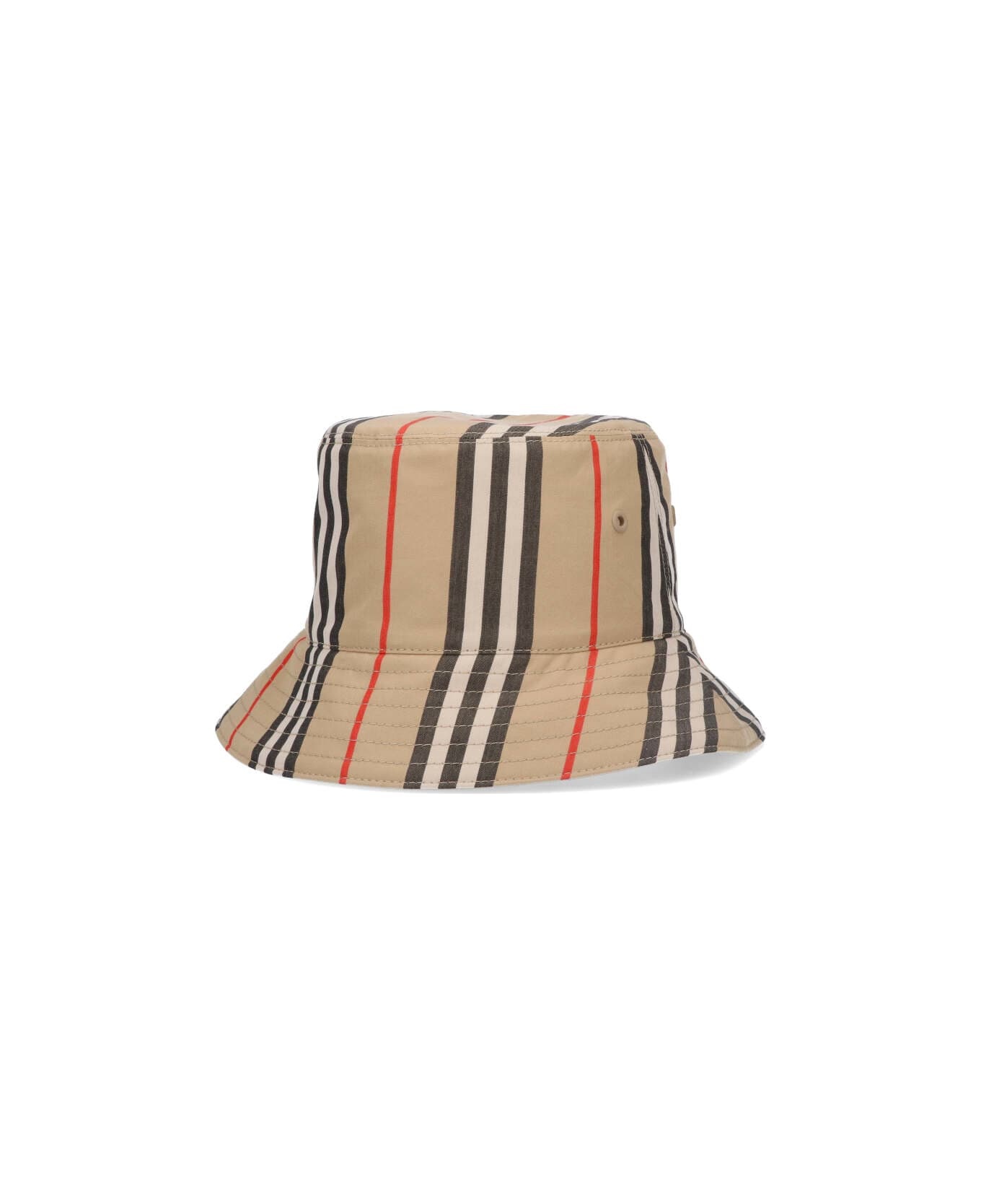 Vintage Check Cotton Bucket Hat - 2
