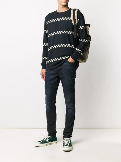 Levi's plaid trim jumper outlook