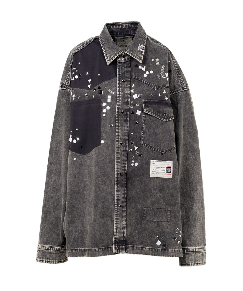 Embellished Distressed Shirt 17