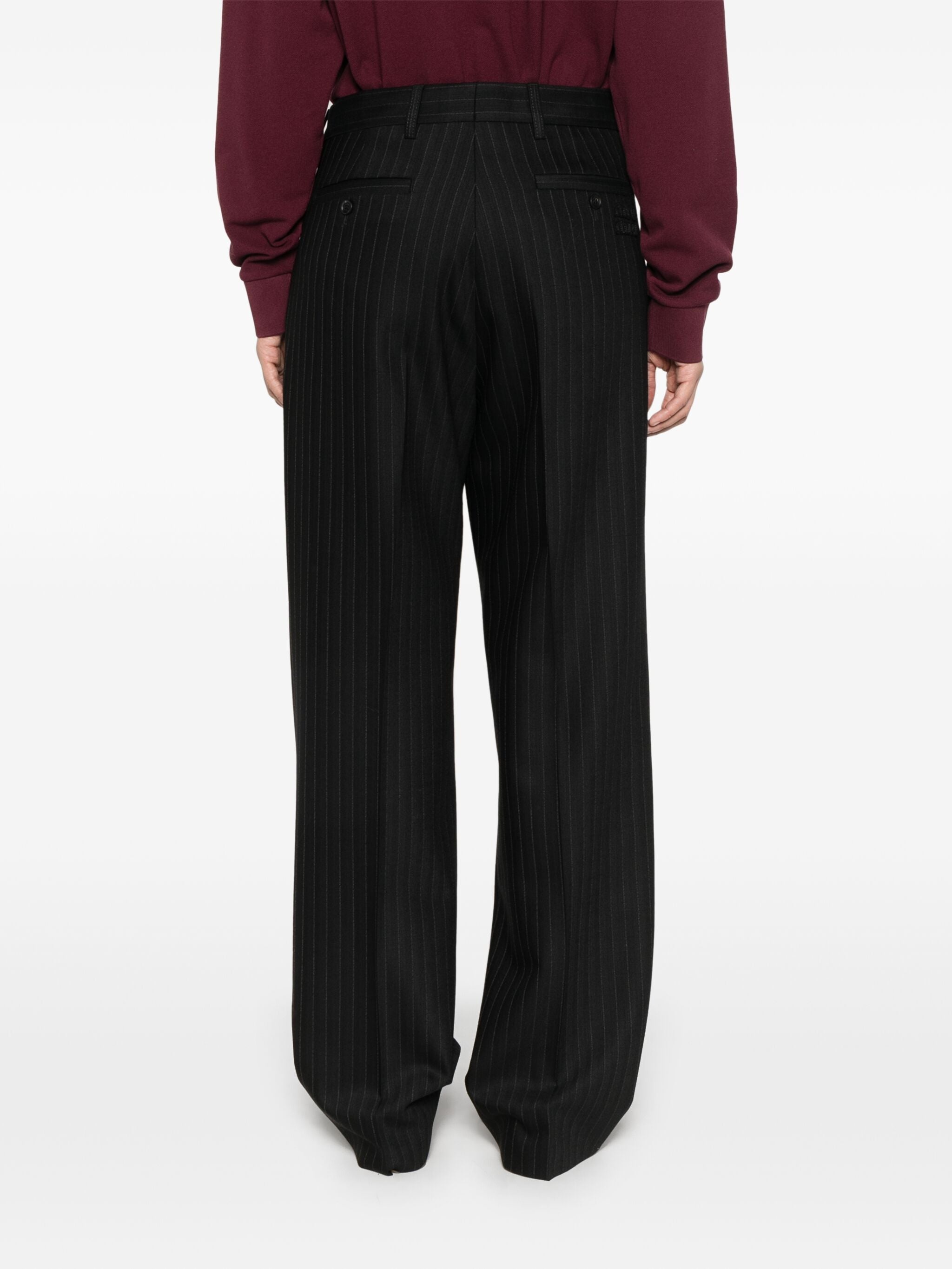 Pinstriped Trousers - 3