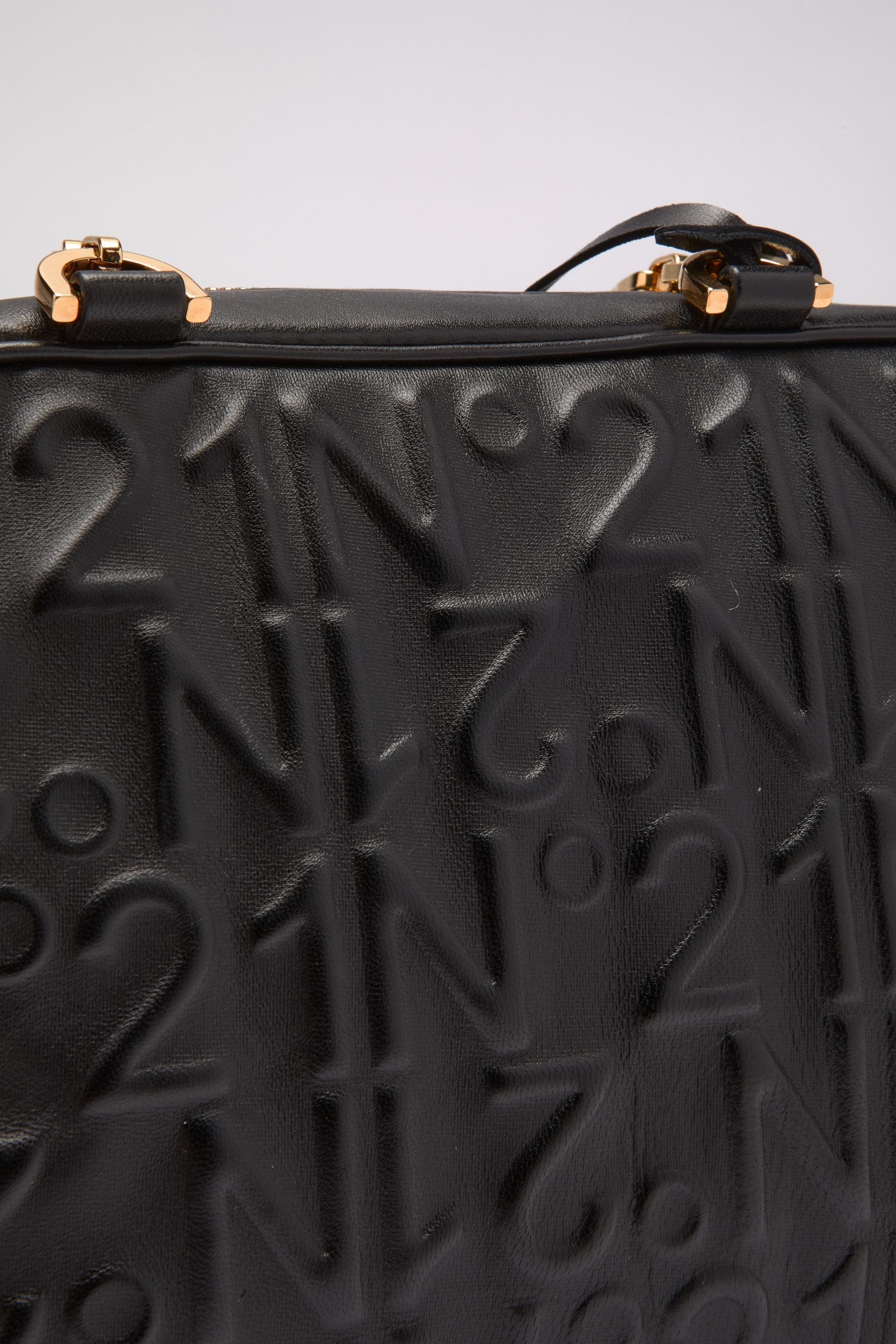 LARGE LOGO-EMBOSSED CROSSBODY BAG - 4