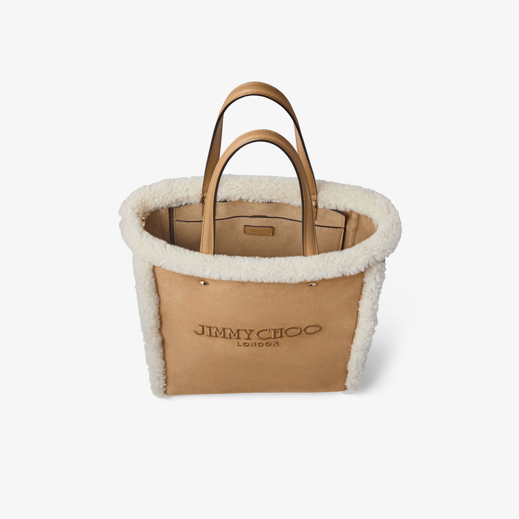 Lenny North-South M
Rattan Suede Tote Bag - 4