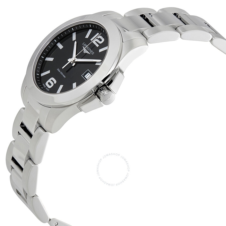 Longines Conquest Black Dial Ladies Watch L33774586 - 2