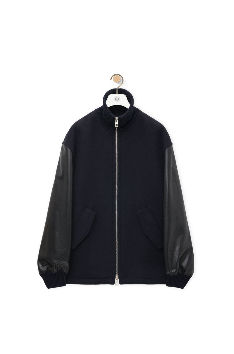 Hybrid jacket in wool 1