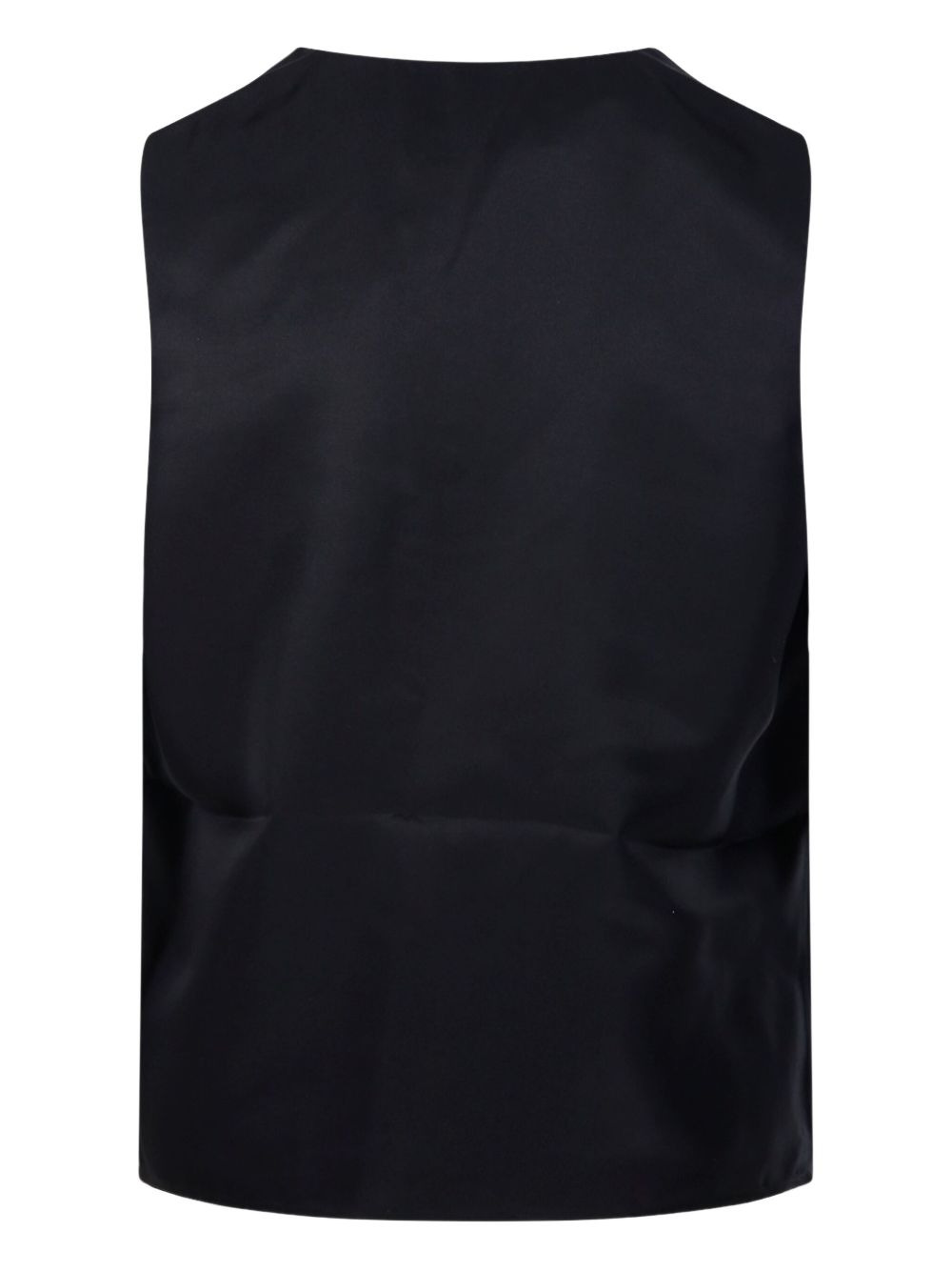 satin sleeveless top - 2