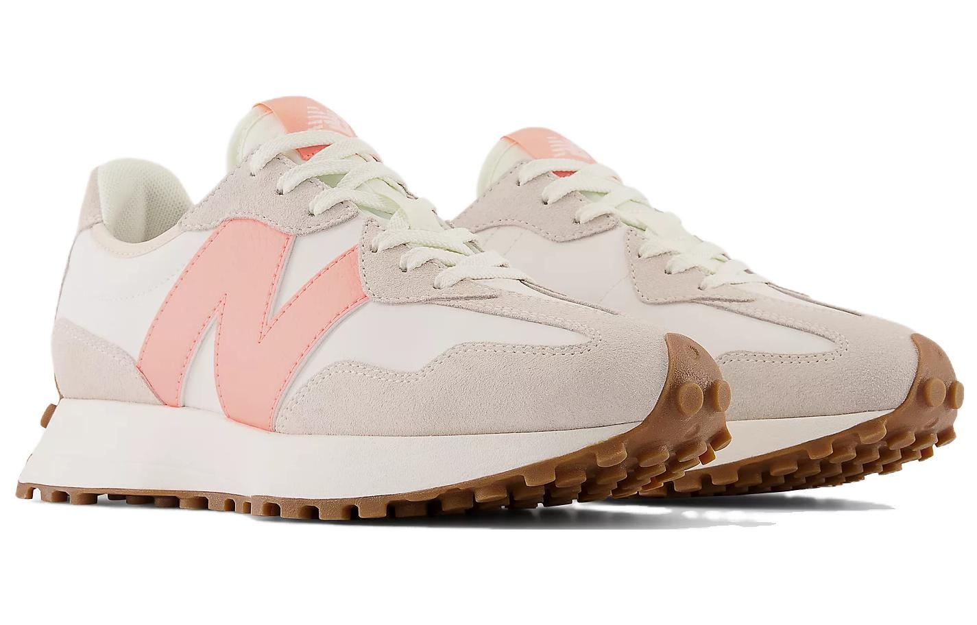 (WMNS) New Balance 327 'Grey Pink' WS327AM - 3