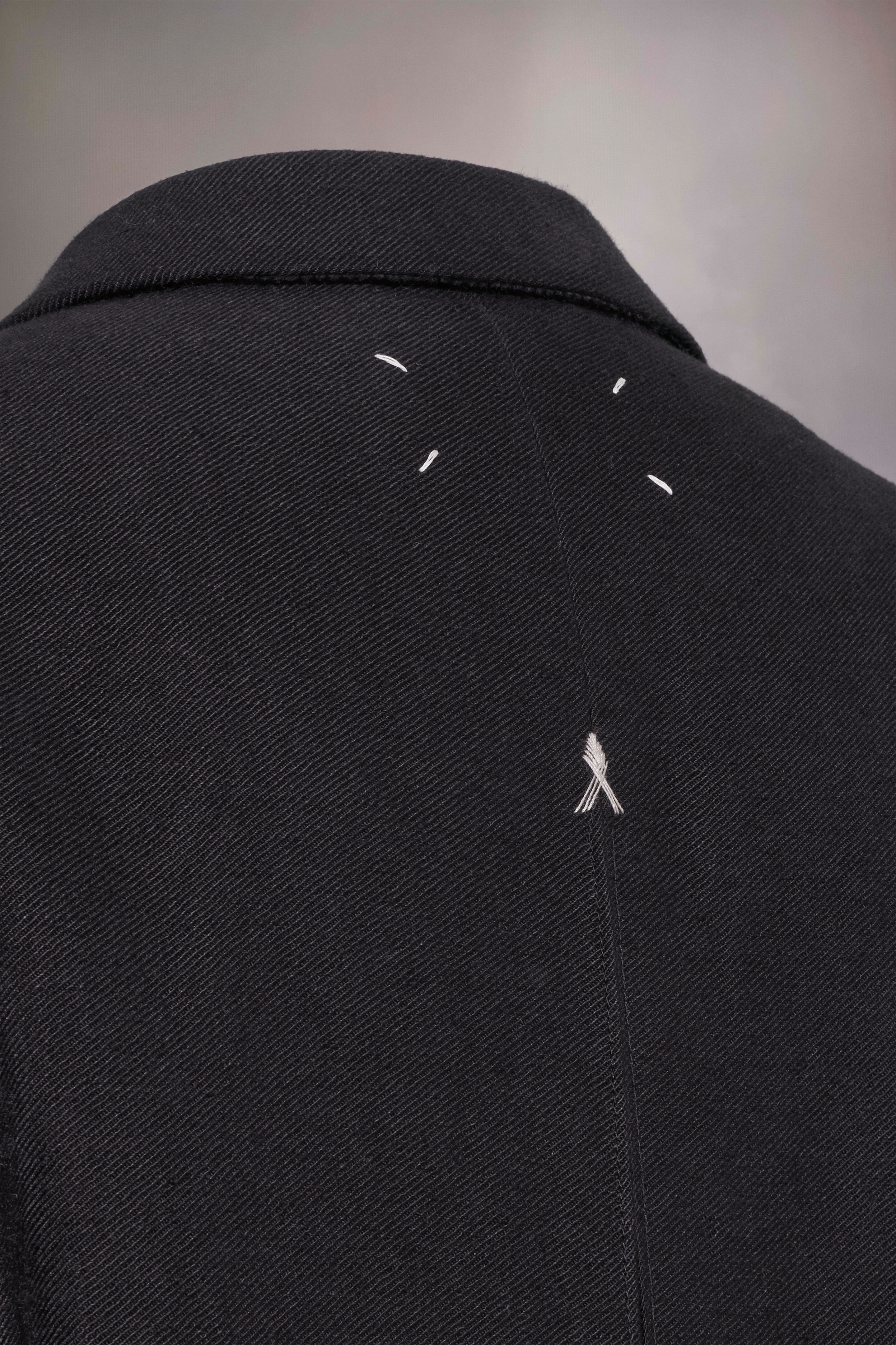 Woven long coat - 4