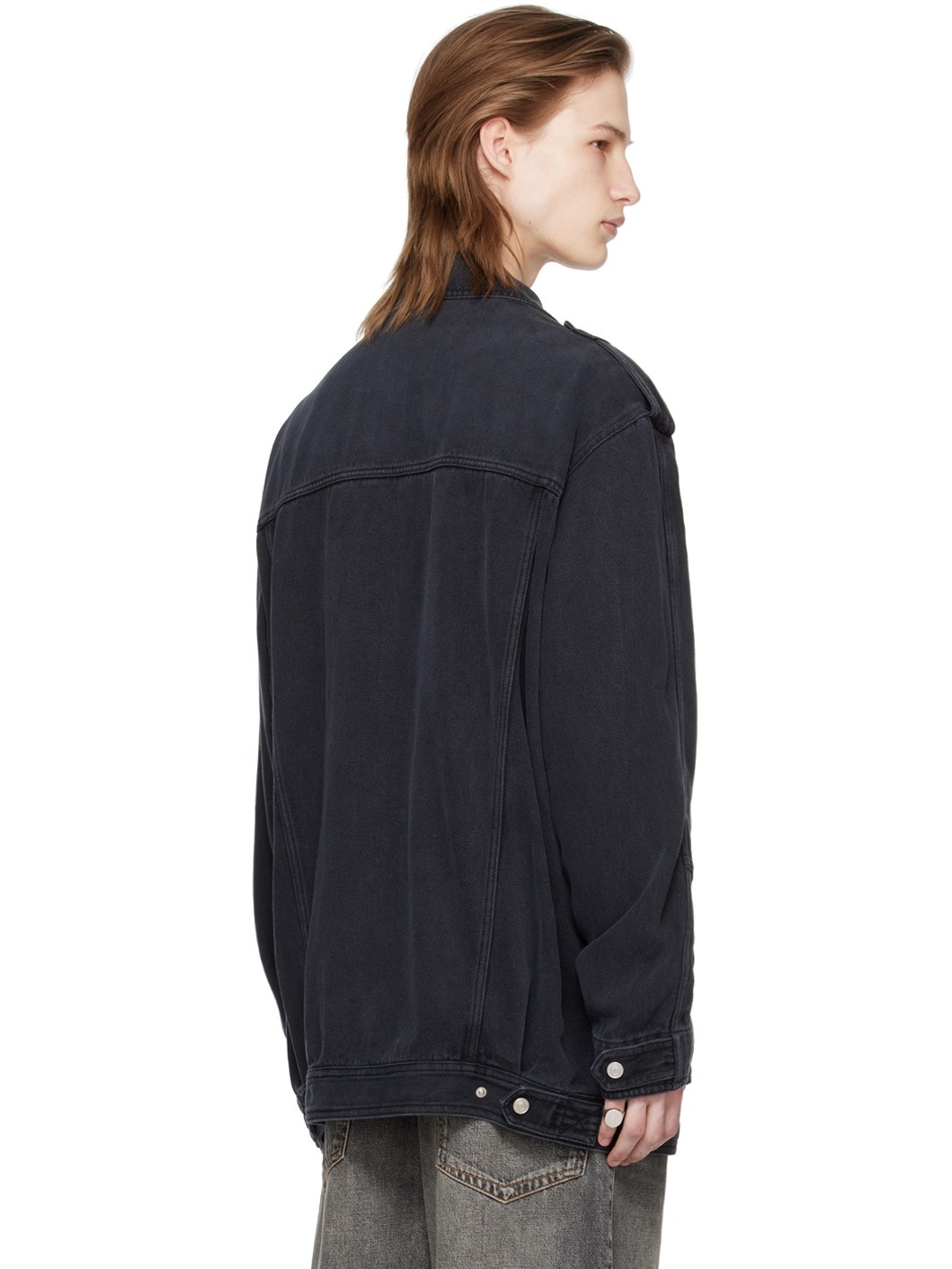 Black Taho Denim Jacket - 3